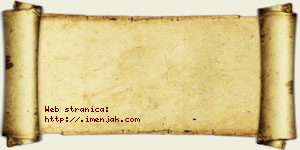 Jasmina Milijević vizit kartica